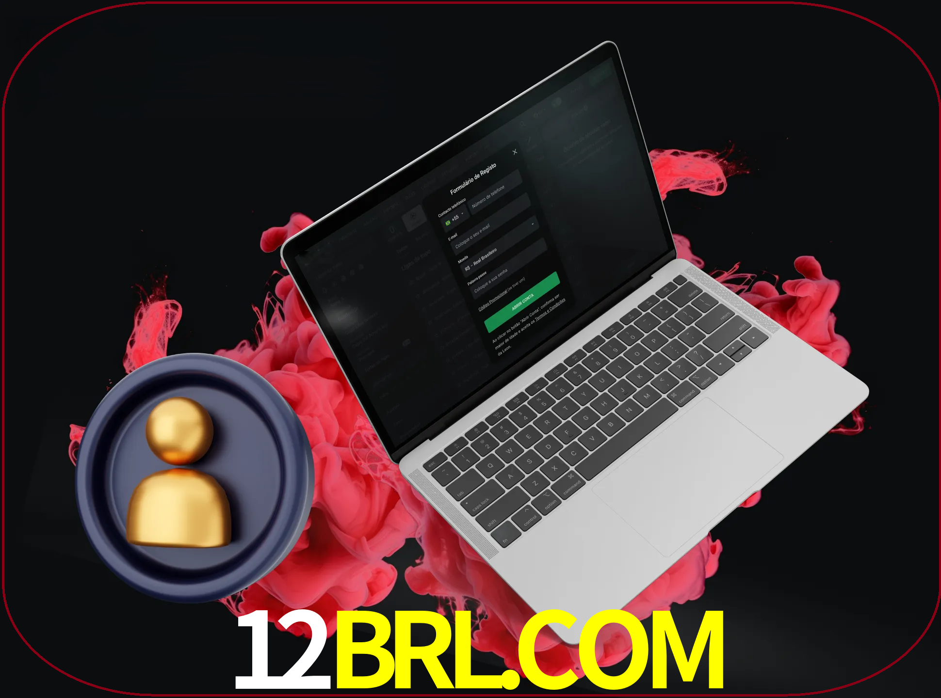 No cabeçalho do site 12brl, clique no botão que o levará a um formulário especial onde terá de introduzir as suas informações actuais.