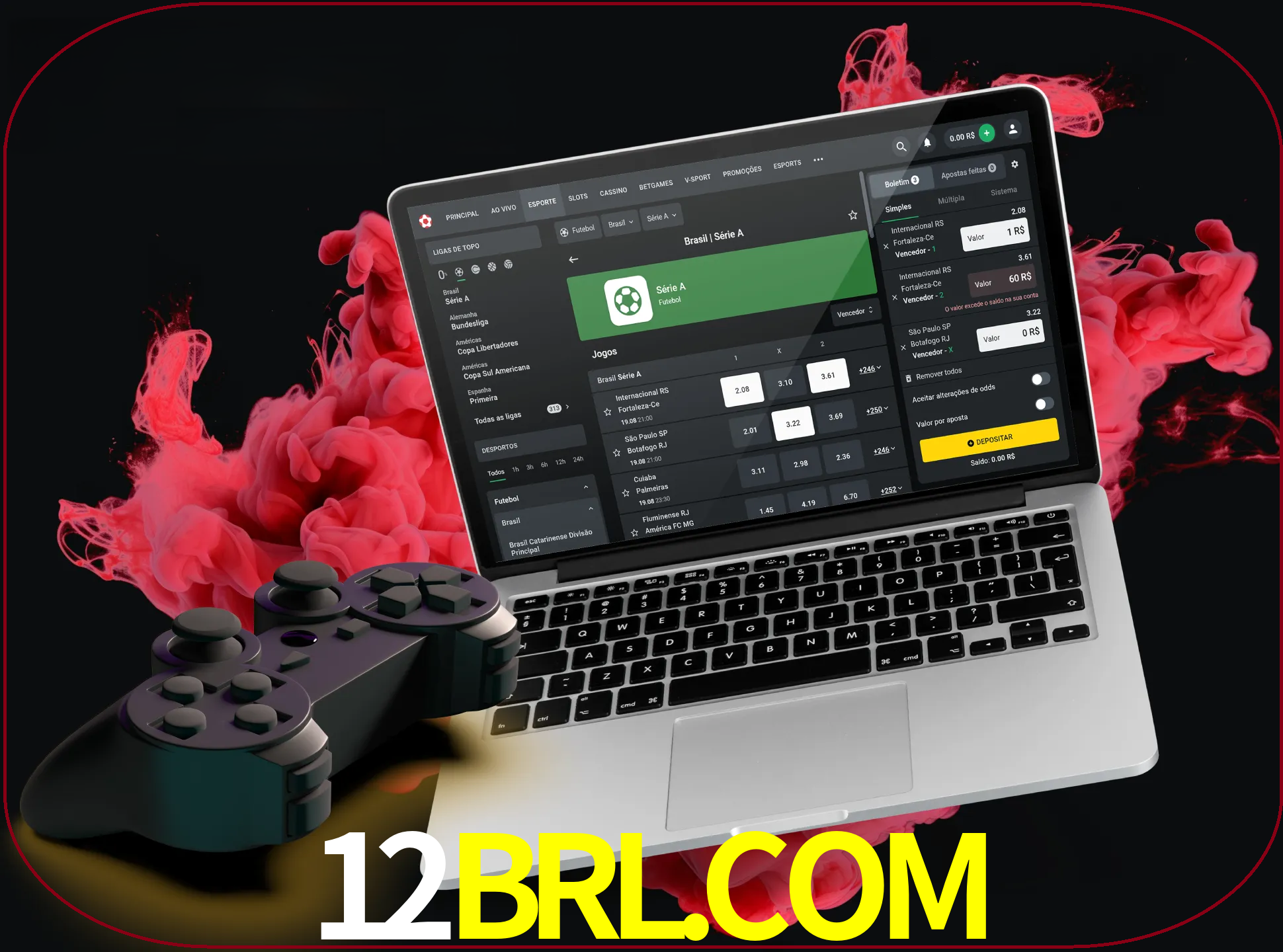 Visite a secção especial de jogos de vídeo em 12brl para descobrir em que jogos pode apostar e ganhar muito dinheiro.