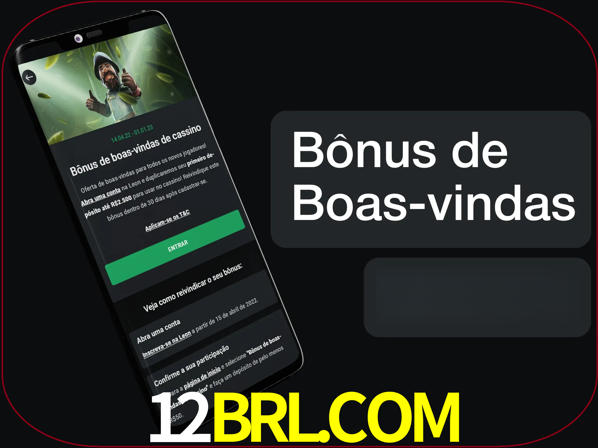 Não se esqueça de usar o bônus de boas-vindas.